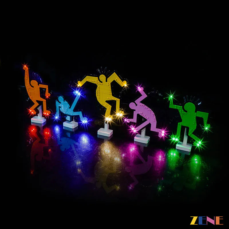 Light Kit for LEGO Dancing Figures #31216 Art Keith Haring