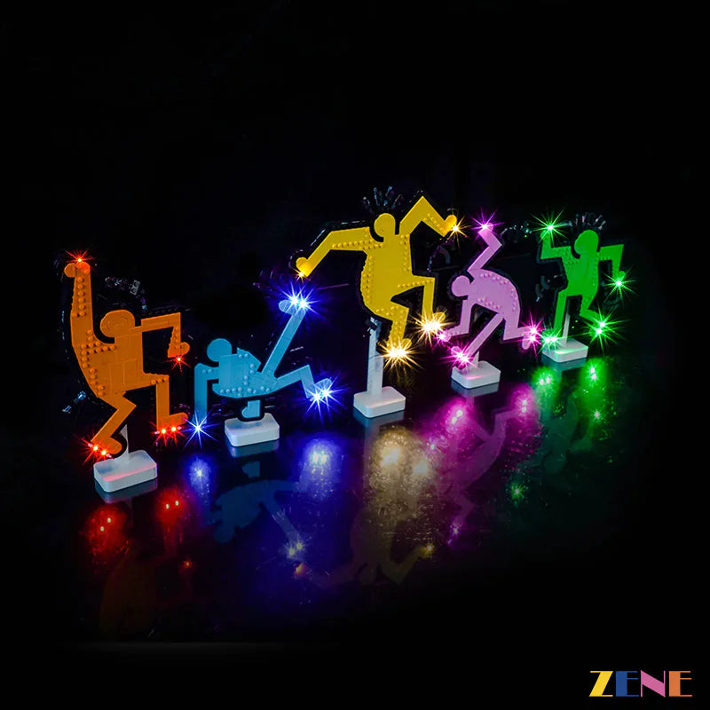 Light Kit for LEGO Dancing Figures #31216 Art Keith Haring