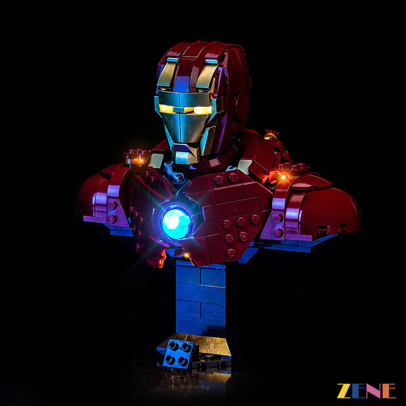 Light Kit for LEGO MK4 Iron Man Bust #76327