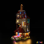 Light Kit for LEGO The Burrow Harry Potter #76437 (Ver2)