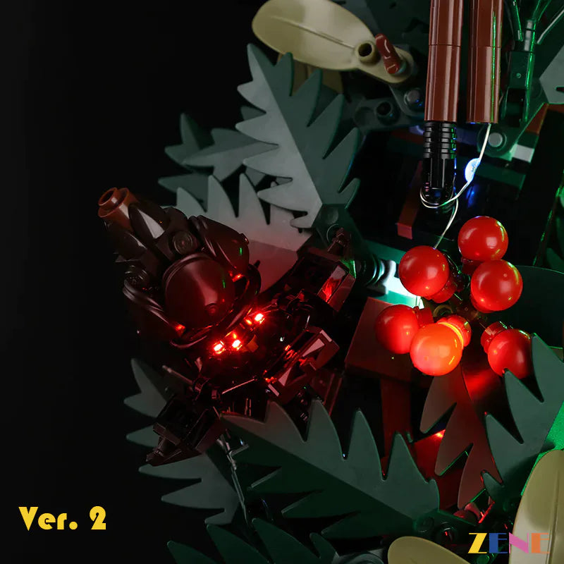 Light Kit for LEGO Wreath #10340 Christmas