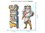 Zeus Nephelēgereta Mythkins™ Vinyl Sticker – Cloud-Gatherer God | Waterproof & UV-Proof - Sticker / Regular