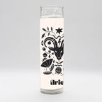 Zodiac Aries Candle - White