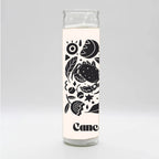 Zodiac Cancer Candle - White