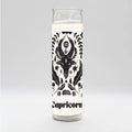 Zodiac Capricorn Candle - White