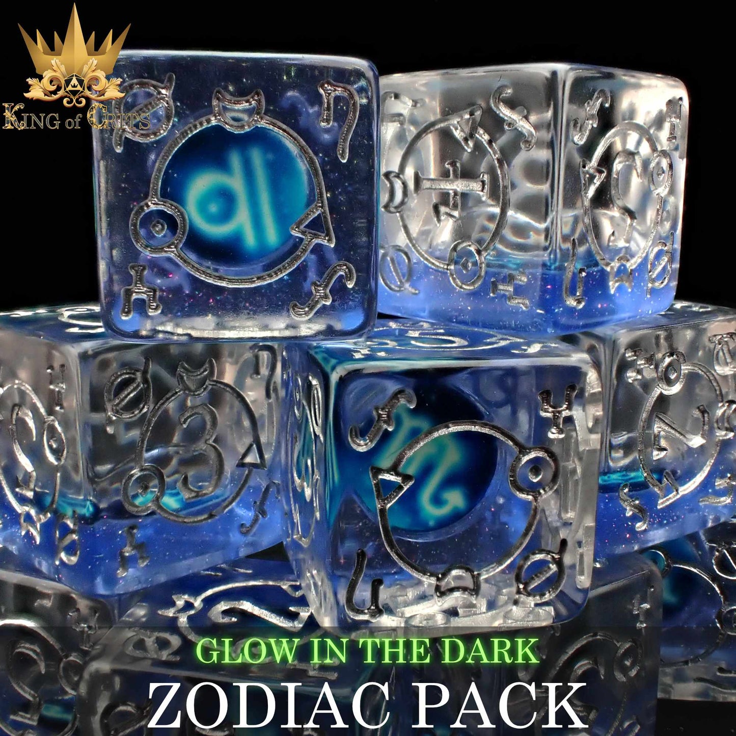 Zodiac Pack 12D6 Dice Set (Gift Box)