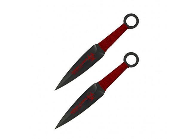 Zombie Slayer Recovery Crew Ninja Sword Throwing Knife Set