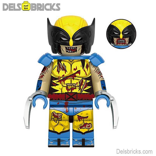 Zombie Wolverine X-Men & Deadpool 3 Lego Marvel Minifigures - 